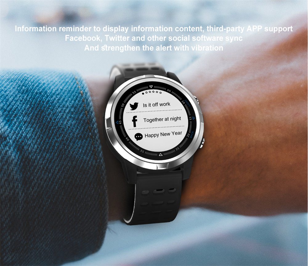 N105 GPS Sports Smartwatch – Conception intégrale à écran tactile